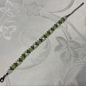 Swarovski Crystal Green Pattern Bracelet